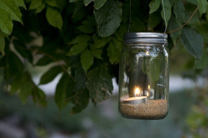 repurposing mason jars