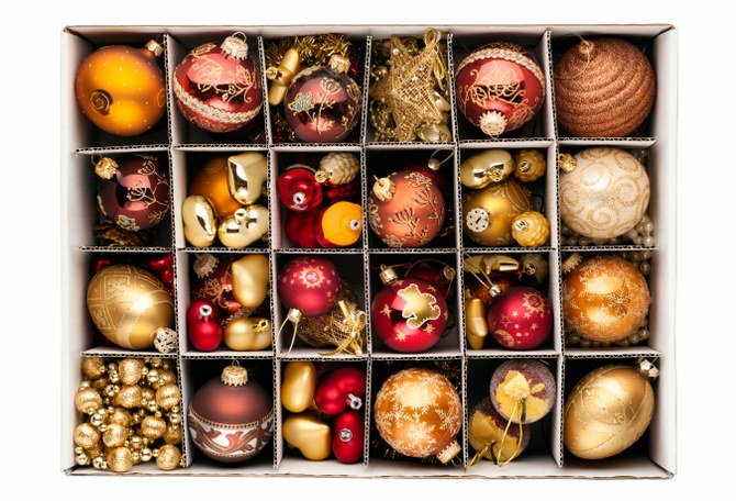 storing holiday decorations
